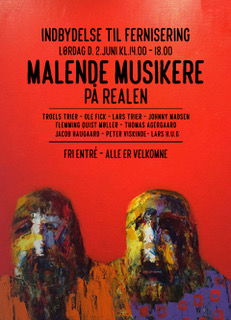 Malende musikere på realen